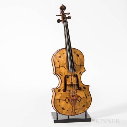 Folk Art Matchstick Violin