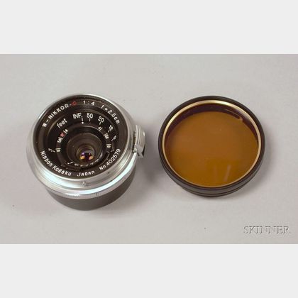 Nippon Kogaku W-Nikkor f/4 2.5cm Lens No. 402579