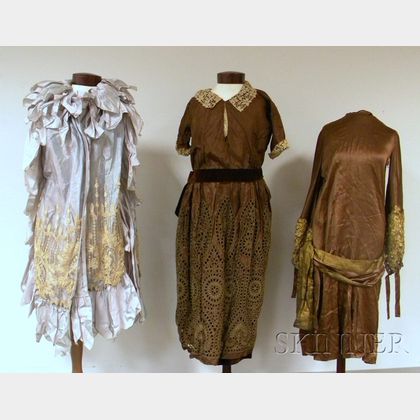 Three Vintage Lady's Silk Garments