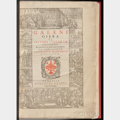 Galen (130 AD-200 AD) Opera ex Septima Iuntarum Editione