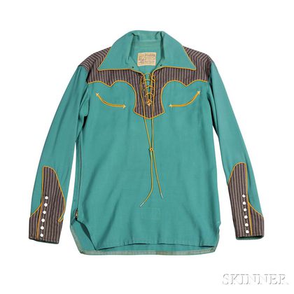 Green Lace-up Nudie Shirt