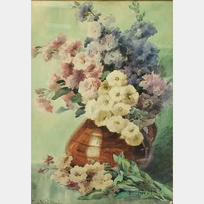Frieda Voelter Redmond (American, 1857-1939) Floral Still Life