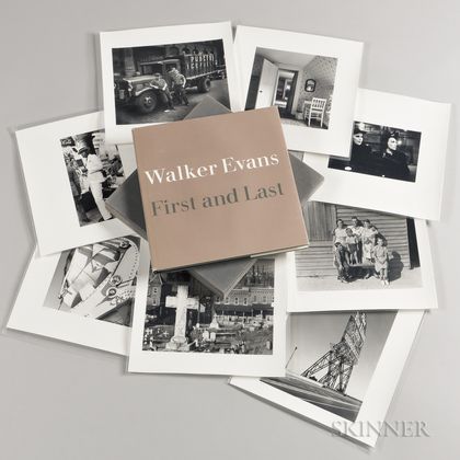 Evans, Walker (1903-1975) Walker Evans: First and Last , [together with] Eight Additional Photographic Prints.