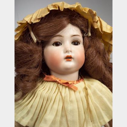 K*R 403 Bisque Head Girl Doll