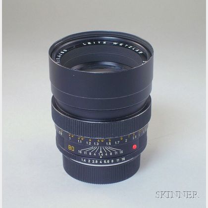 Leitz Summilux-R f/1.4 80mm Lens No. 3265967