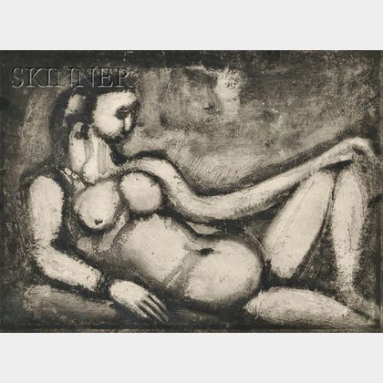 Georges Rouault (French, 1871-1958) Courtisane nue