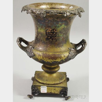 Civil War-related Silver-plated Urn