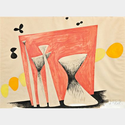 Alexander Calder (American, 1898-1976) Abstract Composition