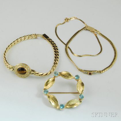 Four Pieces of 14kt Gold Jewelry