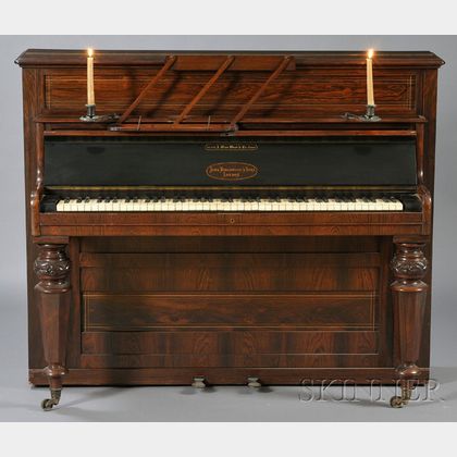 Victorian Rosewood Cased Upright Piano