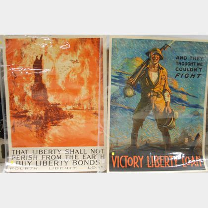 Two WWI Lithograph Posters