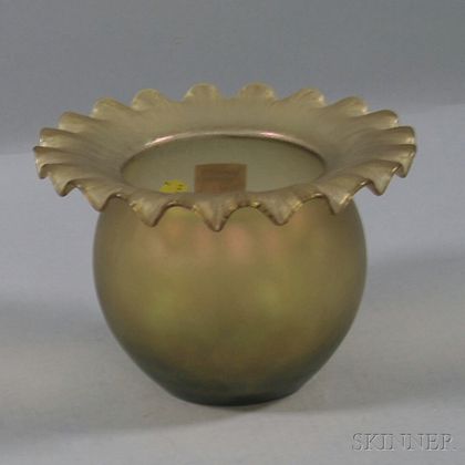 Gold Iridescent Vase