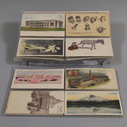 Small Collection of Lewis & Clark Exposition Souvenir Postcards
