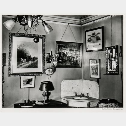 Walker Evans (American, 1903-1975) Interior, Storrs House, Hartford, Connecticut