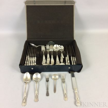 Reed & Barton Partial Sterling Silver Luncheon Flatware Service