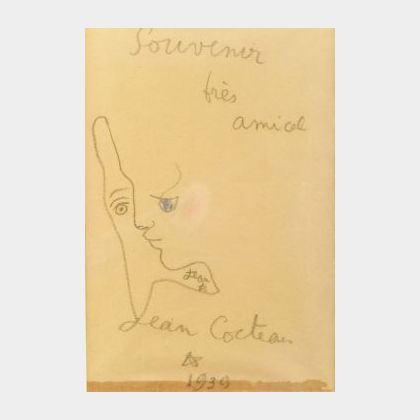 Jean Cocteau (French, 1889-1963) Sketch