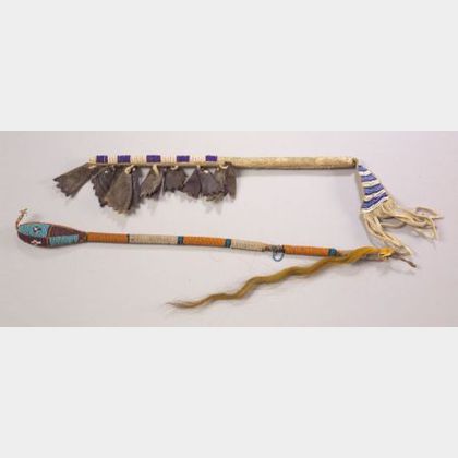 Two Beaded Plains Items