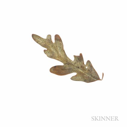 Bronze Oak Leaf Brooch, John Iversen