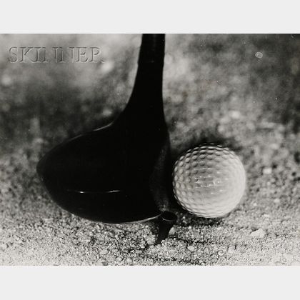 Harold Eugene Edgerton (American, 1903-1990) Lot of Two Images of Golf Balls Hit by Drivers.