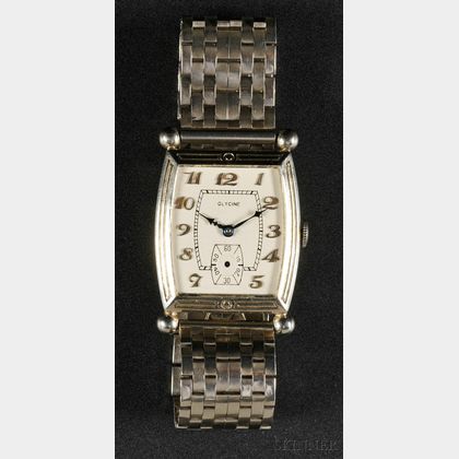 Glycine 18kt White Gold Bracelet Wristwatch