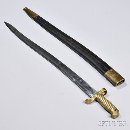 Whitney Saber Bayonet and Scabbard