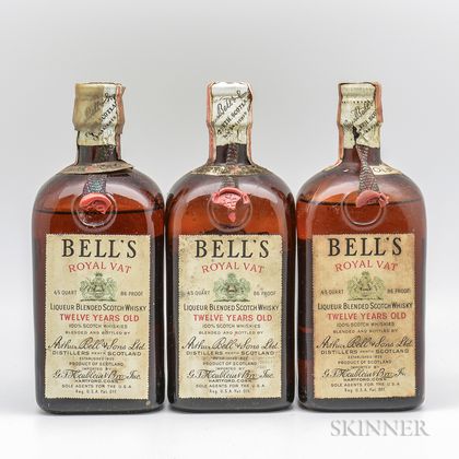 Bells Royal Vat 12 Years Old, 6 4/5 quart bottles 