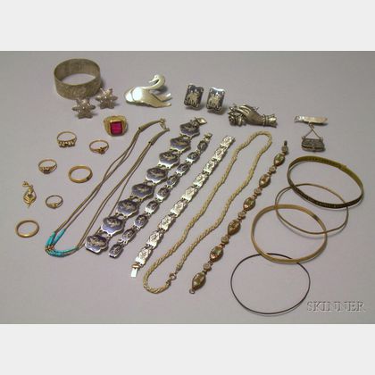 Small Group of Assorted Estate and Silver Jewelry