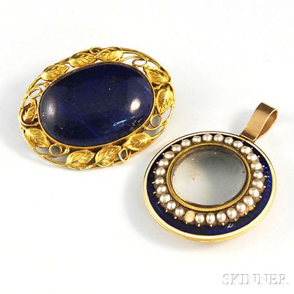 Two Pieces of Antique Jewelry