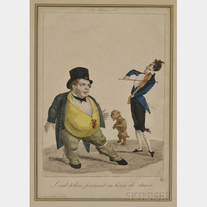 Henri Buguet (French, 1761-c. 1833) Les Passions, No. 7/ Lord-tolan prenant sa leçon de danse