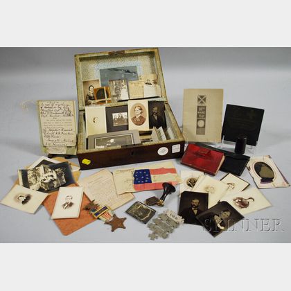 Box of Civil War-related Ephemera