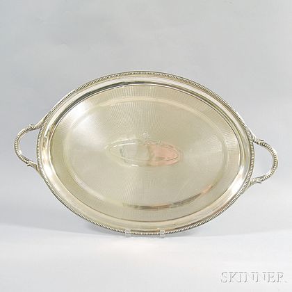 Large Mappin & Webb Silver-plated Serving Tray