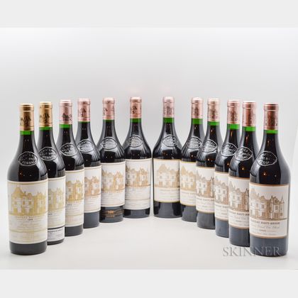 A Decade of Chateau Haut Brion 1998-2009, 12 bottles 
