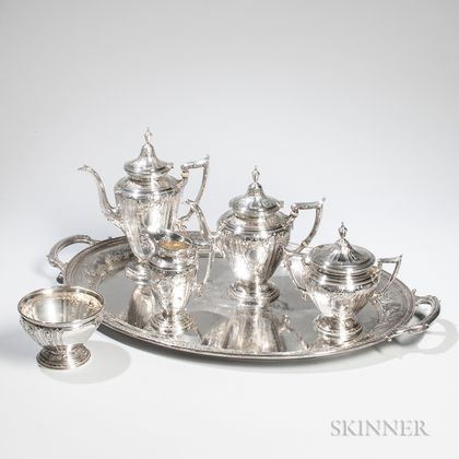 Six-piece Gorham Sterling Silver Tea and Coffee Service