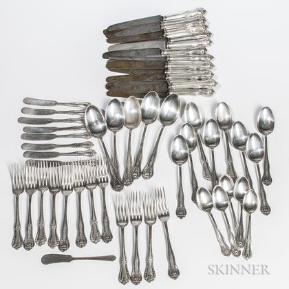 Group of Silver-plated Flatware