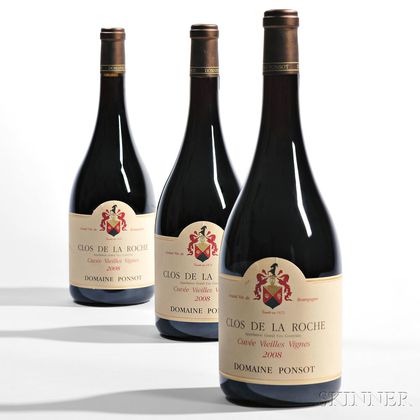 Ponsot Clos de la Roche Vieilles Vignes 2008, 3 magnums (owc) 