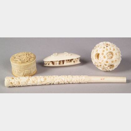 Four Ivory Carvings