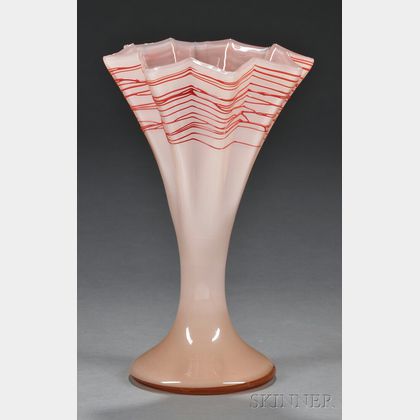 Two Wilhelm Kralik and Pallme-Konig Art Glass Vases