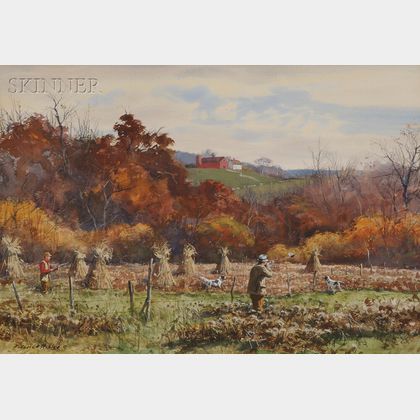 Aiden Lassell Ripley (American, 1896-1969) Pheasant Hunting