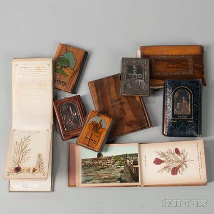 Group of Decoratively Bound Small Books and Albums