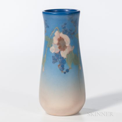 Rookwood Pottery Vellum Floral Vase