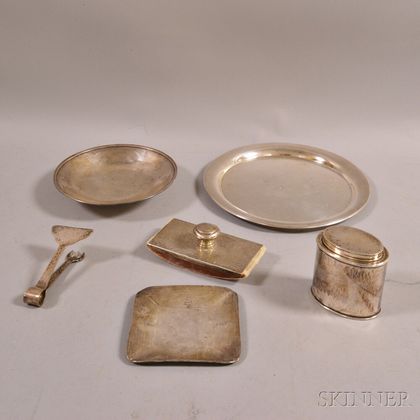 Six Pieces of American Sterling Silver