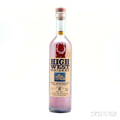 High West Rocky Mountain Rye 16 Years Old, 1 750ml bottle 