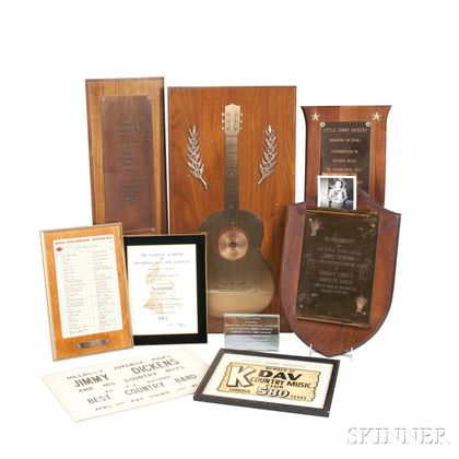 Little Jimmy Dickens Seven Music Industry Award Plaques