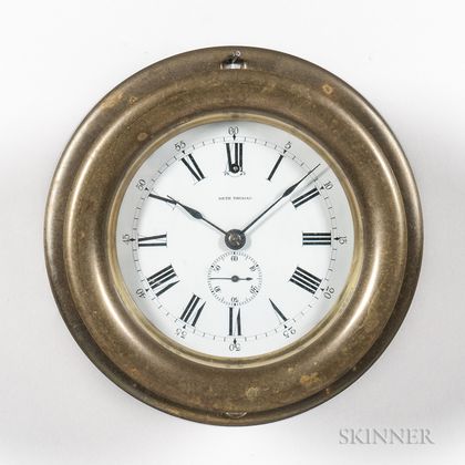 Seth Thomas Brass Ship's Clock