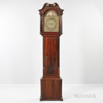 Nathaniel Brown Mahogany Longcase Clock