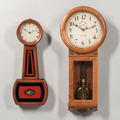 Seth Thomas No. 2 and a Howard No. 5 Wall Clocks