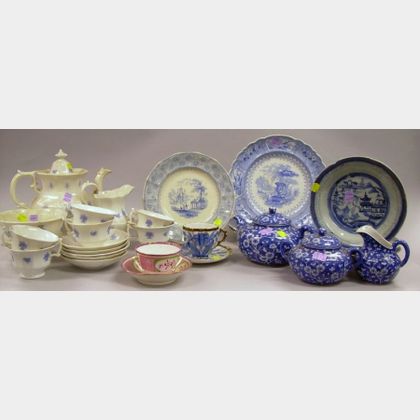 Group of Assorted Decorated Ceramic Tableware