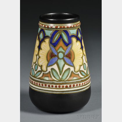 Gouda Matte Glaze "Madeleine" Pattern Vase