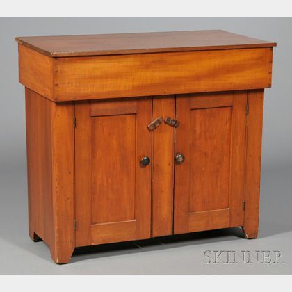 Shaker Red-stained Cherry Dry Sink