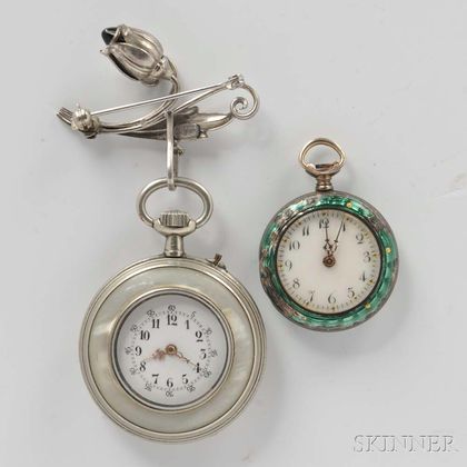 Two Lady's Pendant Watches